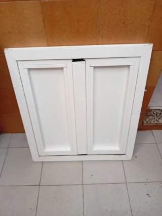Ventana de Aluminio Blanca 65x62 cm
