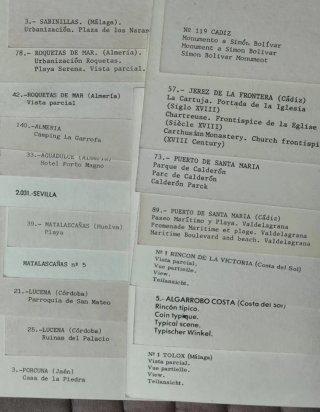 ANDALUCÍA. Lote 34 postales antiguas, nuevas.