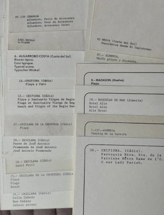 ANDALUCÍA. Lote 34 postales antiguas, nuevas.