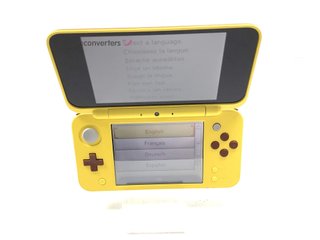 new nintendo 2ds/3ds nintendo new 2ds xl pokemon pikachu edition