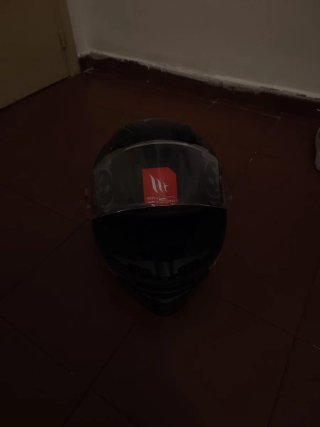 Casco Moto MT Ather 2 Negro y Gris talla L
