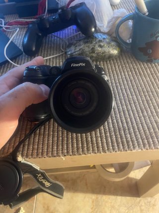 Cámara Fujifilm FinePix Negra para reparar
