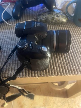Cámara Fujifilm FinePix Negra para reparar