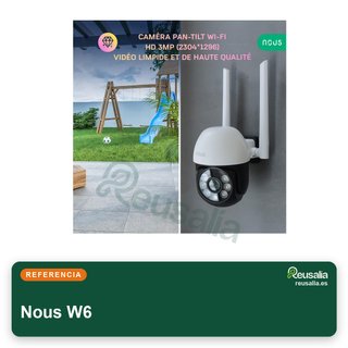Nous W6 cámara vigilancia exterior WiFi 3MP