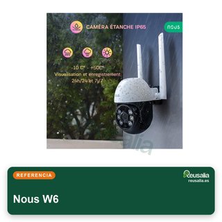 Nous W6 cámara vigilancia exterior WiFi 3MP