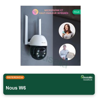 Nous W6 cámara vigilancia exterior WiFi 3MP