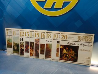 11 dischi, LP, vinili, SARPE. I TESORI DELLA MUSICA CLASSICA