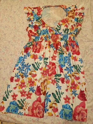 Vestido floral multicolor