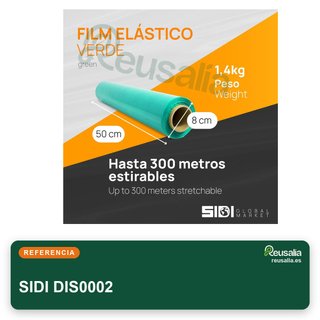 SIDI Film Estirable Verde 50cm x 300m
