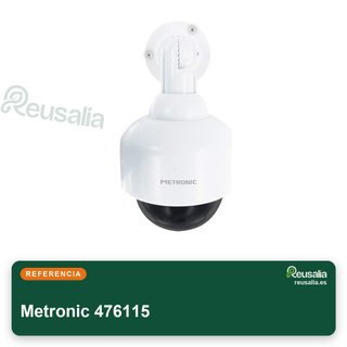 Metronic 476115 cámara falsa vigilancia exterior