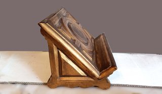 Atril de mesa de madera estilo barroco