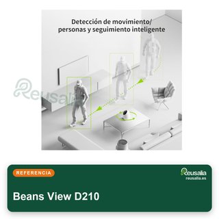Beans View D210 cámara seguridad interior 360°