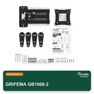 GRIFEMA GB1008-2 soporte TV pared 13-43" 20kg