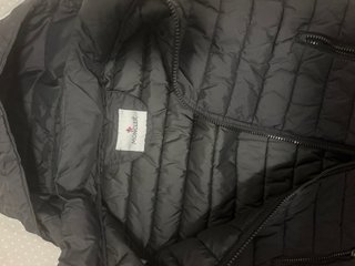 Chaleco Moncler Negro con Capucha