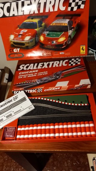 Scalextric Chicane Doble Curva SCX
