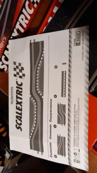 Scalextric Chicane Doble Curva SCX