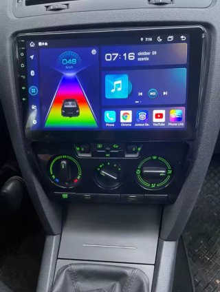 Rádio Skoda Octavia 2 Android + GPS + Carplay