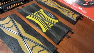 Scalextric Recta Chicane Deslizante y Cruces