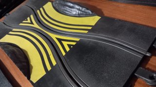 Scalextric Recta Chicane Deslizante y Cruces
