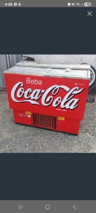 Nevera Botellero Coca-Cola Roja