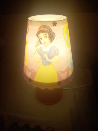 2 Lámparas Princesas Disney + Seta