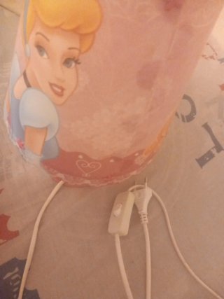 2 Lámparas Princesas Disney + Seta