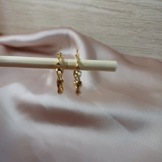 Pendientes de Aro Pequeños Chapados en Oro 18k