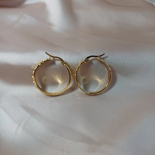 Pendientes de Aro Labrados Vintage