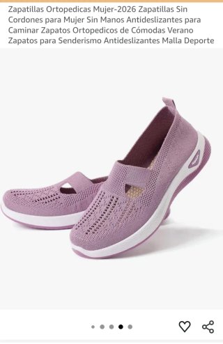 Zapatillas Ortopédicas Mujer Sin Cordones