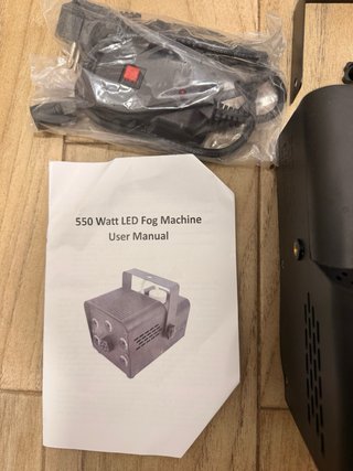 Máquina de Humo 550W LED con Mando