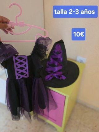 Disfraz Halloween Niña Talla 2-3 Años