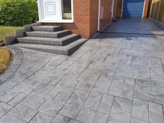 Hormigón impreso para exteriores