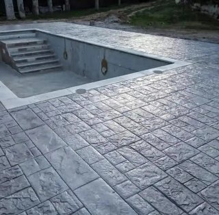 Hormigón impreso para exteriores