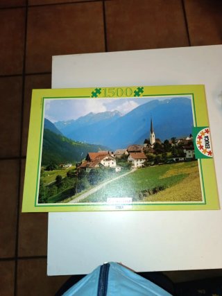 Puzzle 1500 piezas Educa Paisaje de pueblo alpino