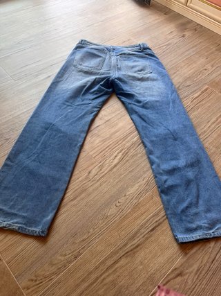 Jeans Wide Leg Blu Chiaro