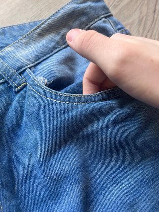 Jeans Wide Leg Blu Chiaro