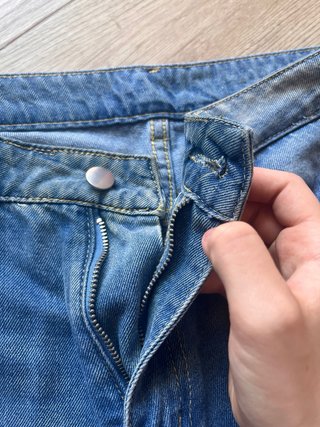 Jeans Wide Leg Blu Chiaro