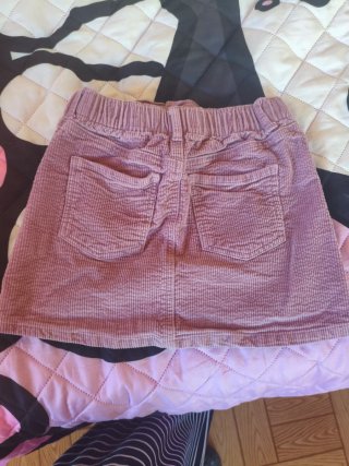 Falda de pana niña