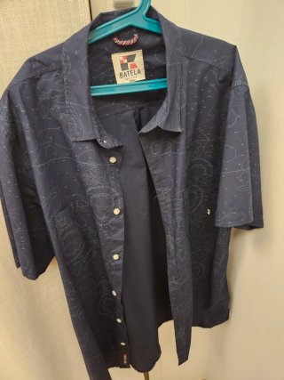 Camisa Batela Estilo Marino Azul