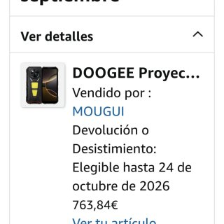 Móvil Doogee con Proyector