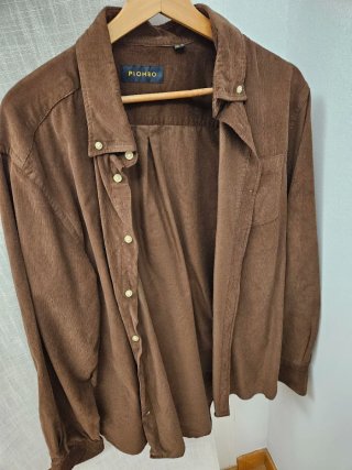 Camisa Piombo Marrón Corduroy
