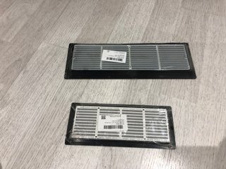 Set de 2 Rejillas de Ventilación Negras