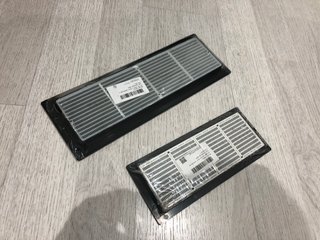 Set de 2 Rejillas de Ventilación Negras