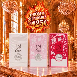 3 Perfumes Árabes Lara 100ml