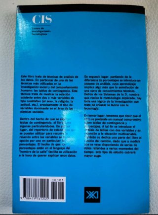 Libro "Análisis de tablas de contingencia"