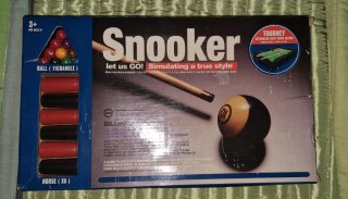 Juego de Mesa de Billar (Snooker)