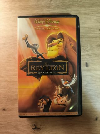VHS El Rey León - Edición Especial