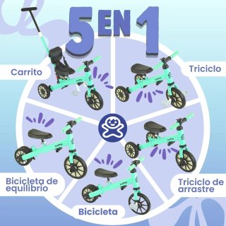 Triciclo correpasillos infantil
