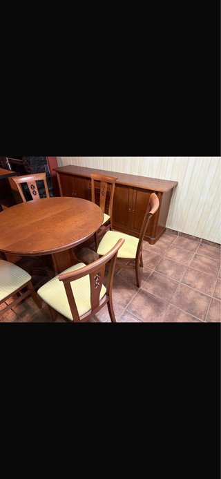 Conjunto de Comedor de Madera