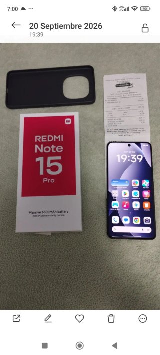 Xiaomi Redmi Note 15 Pro 256GB.venta en mano